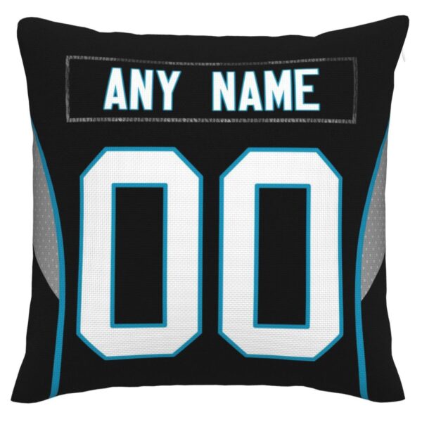 Custom C.Panthers Pillow Football Team Decorative Throw Pillow Case Print Personalized Football Style Fans Letters & Number Birthday Gift Football Pillows - Image 2