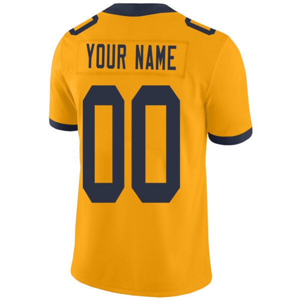 Custom LA.Chargers Stitched American Football Jerseys Personalize Birthday Gifts Gold Jersey - Image 3