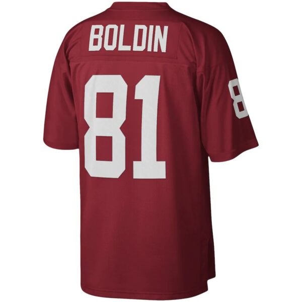 A.Cardinal #81 Anquan Boldin Mitchell & Ness Cardinal 2003 Legacy Replica Jersey Stitched American Football Jerseys