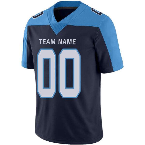 Custom T.Titans Stitched American Football Jerseys Personalize Birthday Gifts Navy Jersey - Image 4