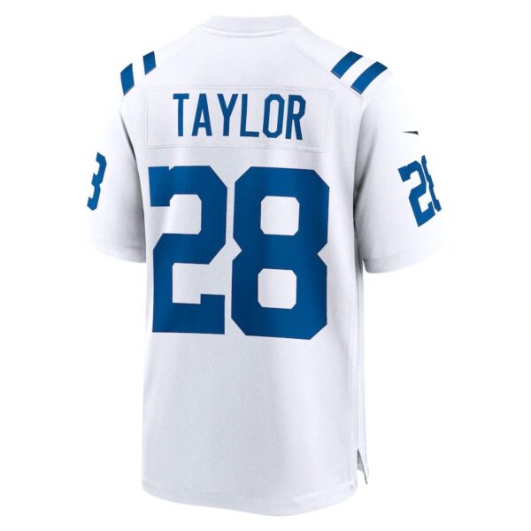 IN.Colts #28 Jonathan Taylor  White Player Game Jersey Stitched American Football Jerseys