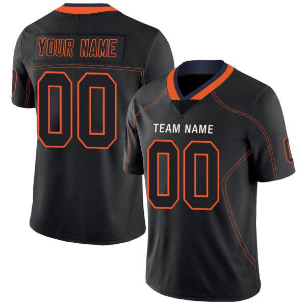 Custom C.Bear Stitched American Football Jerseys Personalize Birthday Gifts Black Jersey