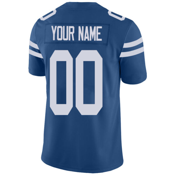 Custom IN.Colts Stitched American Football Jerseys Personalize Birthday Gifts Blue Jersey - Image 3