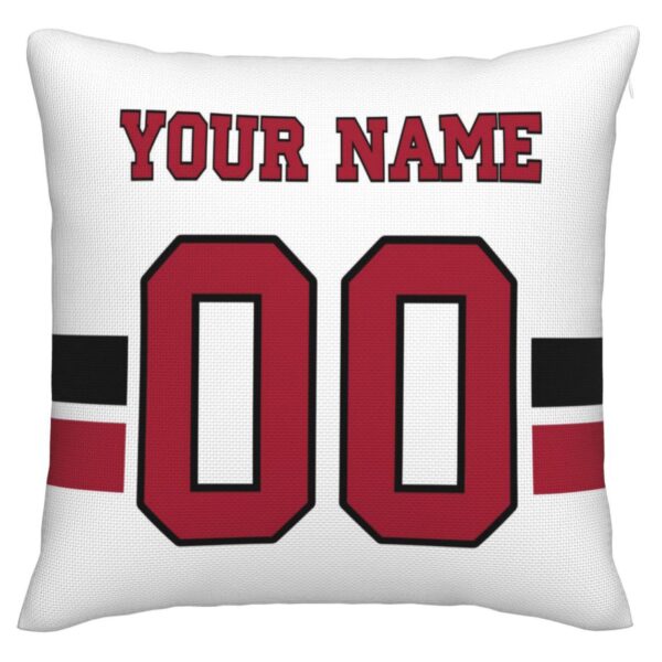 Custom A.Falcons Pillow Decorative Throw Pillow Case - Print Personalized Football Team Fans Name & Number Birthday Gift Football Pillows - Image 3