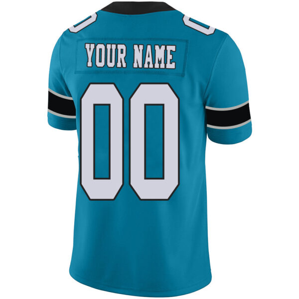 Custom C.Panther Stitched American Personalize Birthday Gifts Blue Jersey Football Jerseys - Image 3