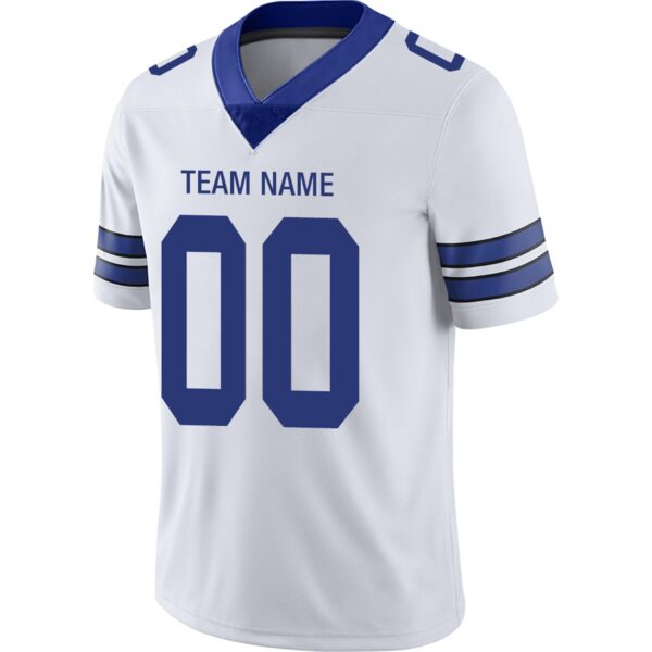 Custom D.Cowboys Football Jerseys Team Player or Personalized Design Your Own Name for Men's Women's Youth Jerseys Navy - Image 11