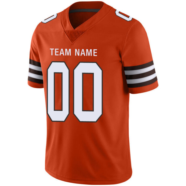 Custom C.Brown Stitched American Football Jerseys Personalize Birthday Gifts Orange Jersey - Image 4