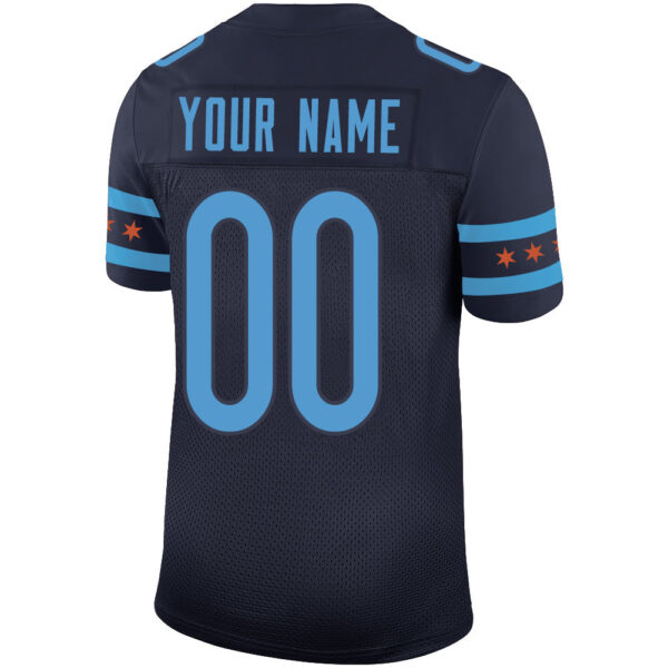 Custom C.Bear Stitched American Jerseys Personalize Birthday Gifts Navy Football Jerseys - Image 3