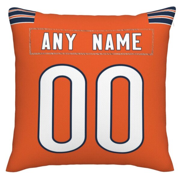 Custom C.Bears Pillow Decorative Throw Pillow Case - Print Personalized Football Team Fans Name & Number Birthday Gift Football Pillows