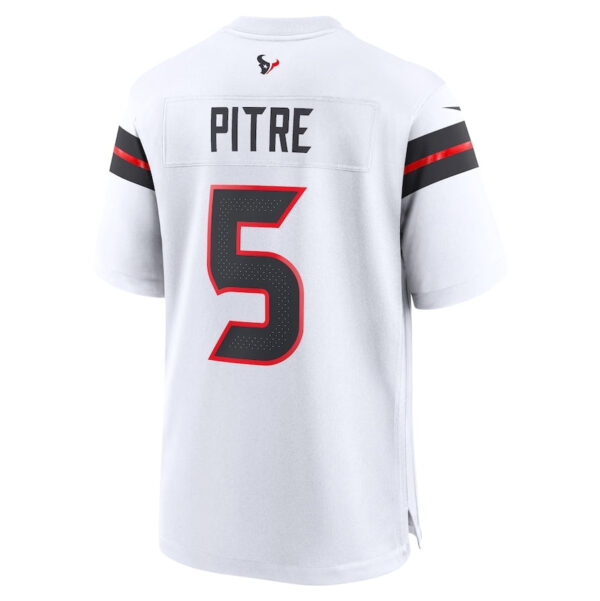 H.Texans #5 Jalen Pitre Game Jersey - White American Football Jerseys