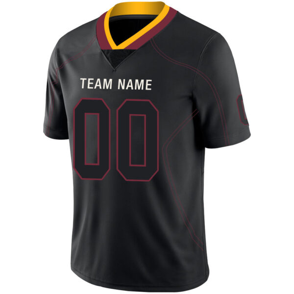 Custom W.Football Team Stitched American Football Jerseys Personalize Birthday Gifts Black Jersey - Image 4