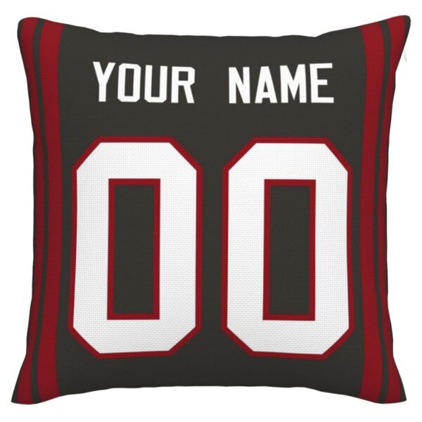 Custom TB.Buccaneers Pillow Decorative Throw Pillow Case - Print Personalized Football Team Fans Name & Number Birthday Gift Football Pillows - Image 3