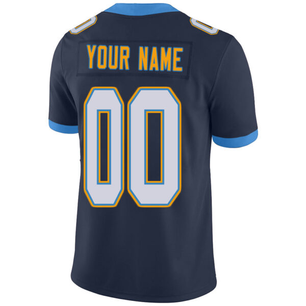 Custom LA.Chargers Stitched American Football Jerseys Personalize Birthday Gifts Navy Jersey - Image 3