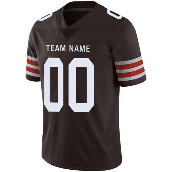 Custom C.Browns Football Jersey Team Player or Personalized Design Your Own Name for Men's Women's Youth Jerseys Brown - Image 7