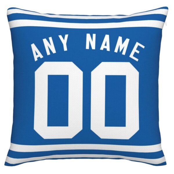 Custom NY.Giants Pillow Decorative Throw Pillow Case - Print Personalized Football Team Fans Name & Number Birthday Gift Football Pillows - Image 2