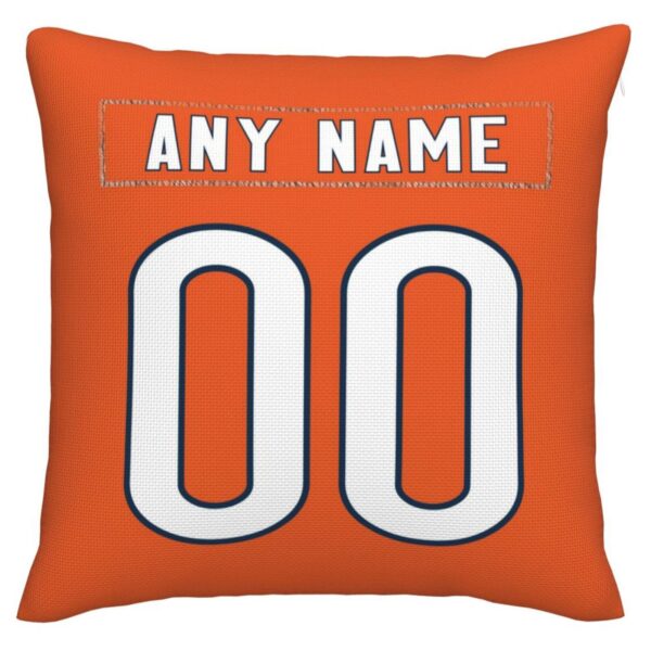 Custom C.Bears Pillow Decorative Throw Pillow Case - Print Personalized Football Team Fans Name & Number Birthday Gift Football Pillows - Image 3