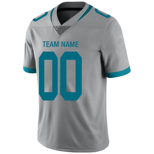 Custom J.Jaguars Stitched American Football Jerseys Personalize Birthday Gifts Grey Jersey - Image 4