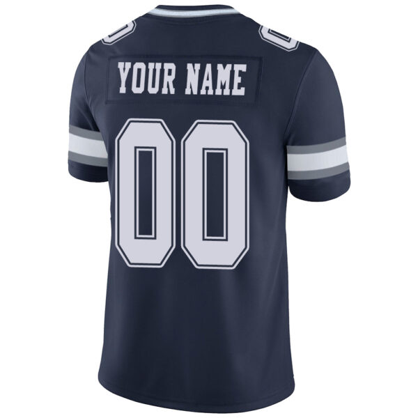 Custom D.Cowboys Stitched American Football Jerseys Personalize Birthday Gifts Navy Jersey - Image 3