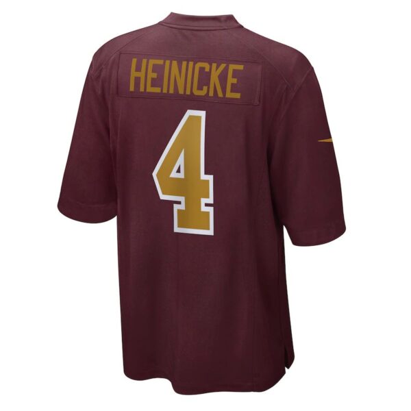 W.Football Team #4 Taylor Heinicke Burgundy Alternate Player Game Jersey Stitched American Football Jerseys