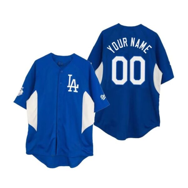 Baseball Jerseys Custom Los Angeles Dodgers jersey 2022 All Star Celebrity Softball Game White Green Split Baseball Anniversary Gift