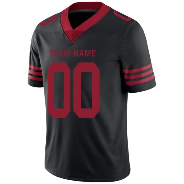 Custom SF.49ers Football Jerseys Team Player or Personalized Design Your Own Name for Men's Women's Youth Jerseys Red - Image 8