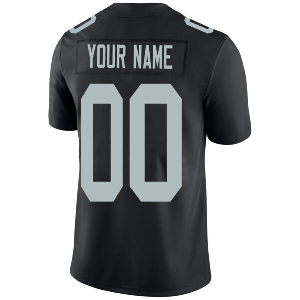 Custom LV.Raiders Stitched American Football Jerseys Personalize Birthday Gifts Black Jersey - Image 3