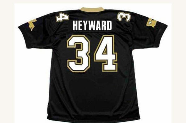 NO.Saints #34 Heyward Game Jersey Stitched American Football Jerseys - Image 2