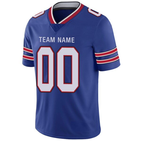 Custom B.Bills Football Jerseys Team Player or Personalized Design Your Own Name for Men's Women's Youth Jerseys Royal - Image 8