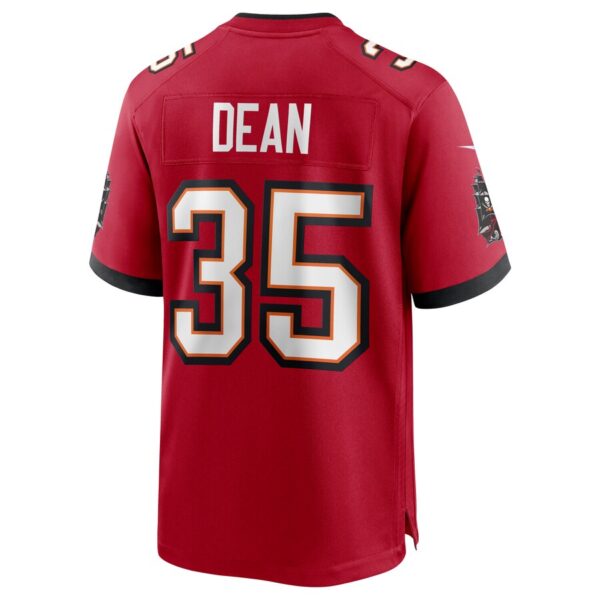 TB.Buccaneers #35 Jamel Dean Red Game Jersey Stitched American Football Jerseys