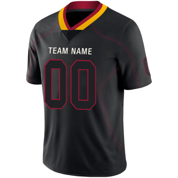 Custom A.Cardinal Men's American Black Fashion Stitched Football Jerseys - Image 4