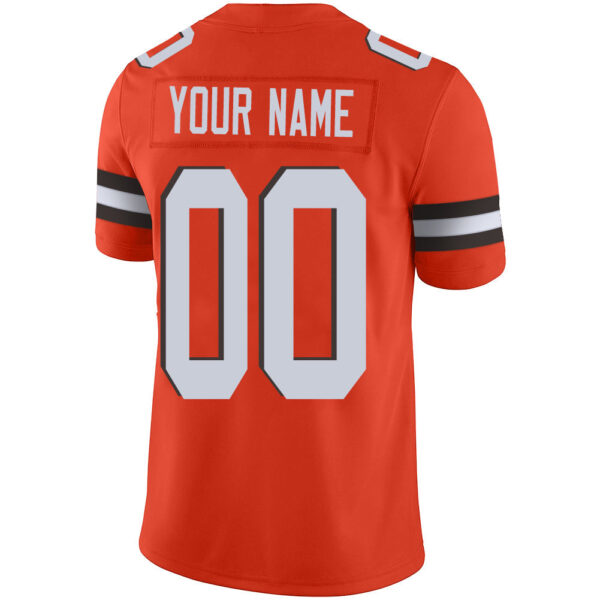 Custom C.Brown Stitched American Football Jerseys Personalize Birthday Gifts Orange Jersey - Image 2