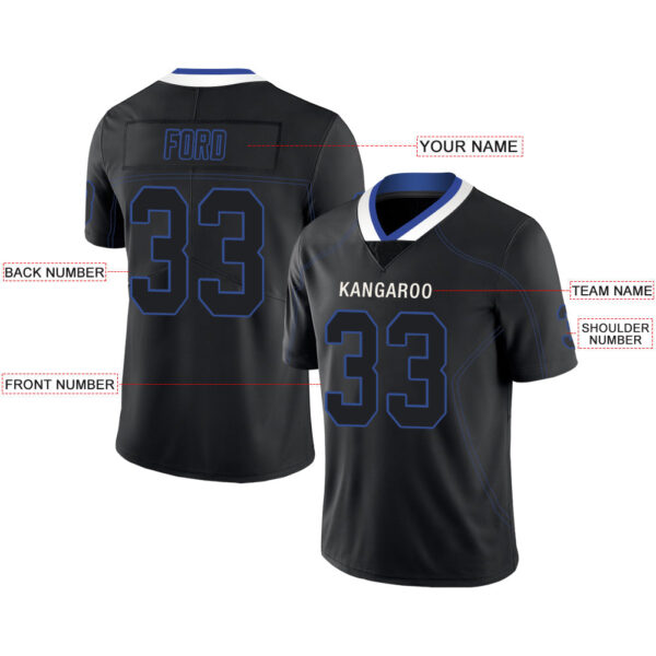 Custom IN.Colts Stitched American Football Jerseys Personalize Birthday Gifts Black Jersey - Image 2