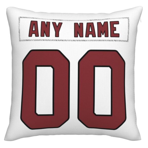 Custom A.Cardinals Pillow Decorative Throw Pillow Case - Print Personalized Football Team Fans Name & Number Birthday Gift Football Pillows - Image 3