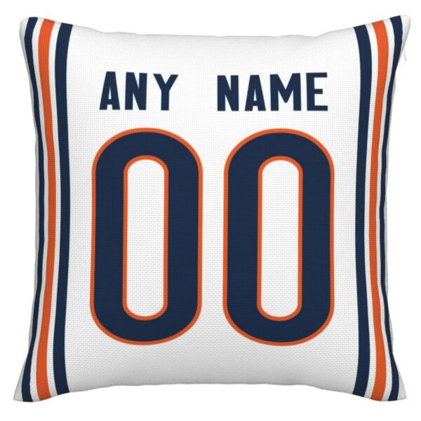 Custom C.Bears Pillow Decorative Throw Pillow Case - Print Personalized Football Team Fans Name & Number Birthday Gift Football Pillows - Image 3