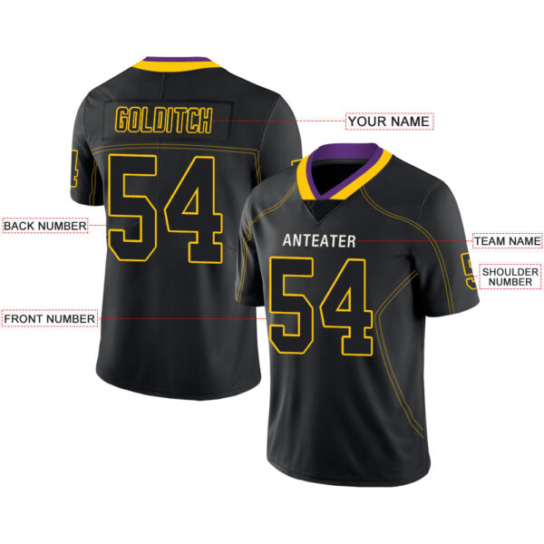 Custom MN.Vikings Stitched American Football Jerseys Personalize Birthday Gifts Black Jersey - Image 2