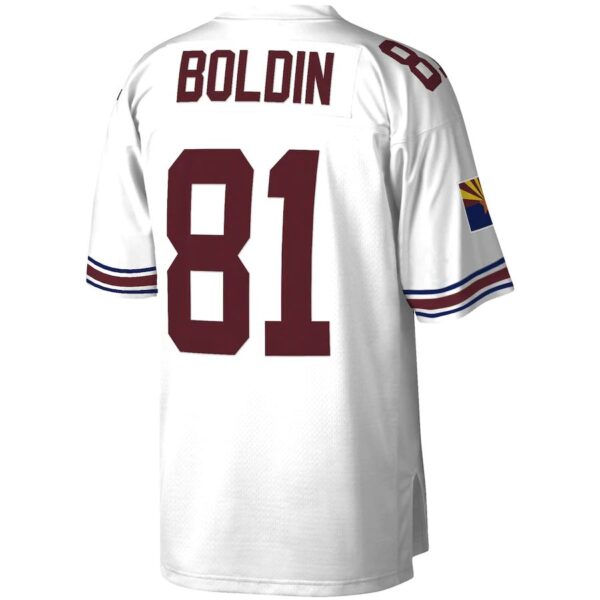 A.Cardinal #81 Anquan Boldin Mitchell & Ness White 2003 Legacy Replica Jersey Stitched American Football Jerseys