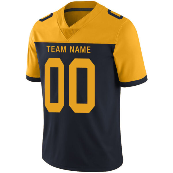 Custom GB.Packers Stitched American Football Jerseys Personalize Birthday Gifts Navy Jersey - Image 4