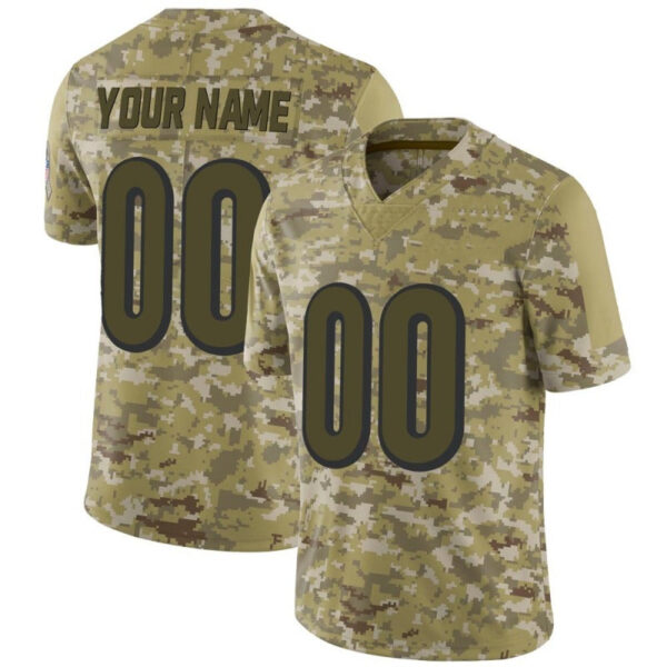 Custom C.Bengals Camo Limited 2022 Salute To Service Football Jerseys