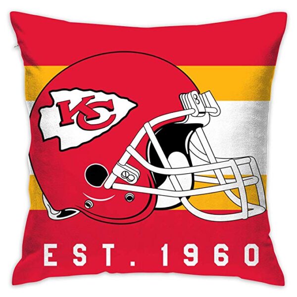 KC.Chiefs Personalized Football Decorative Throw Pillows