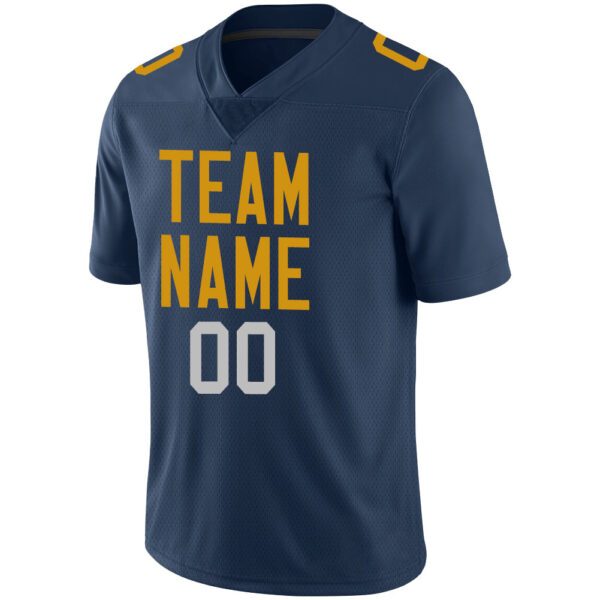Custom GB.Packers Stitched American Football Jerseys Personalize Birthday Gifts Navy Jersey - Image 4