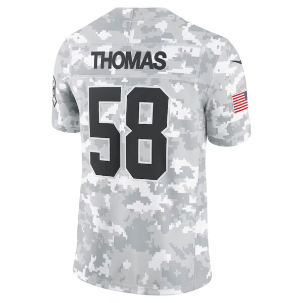 KC.Chiefs #58 Derrick Thomas Arctic Camo 2024 Salute to Service Limited Stitched American Football Jerseys