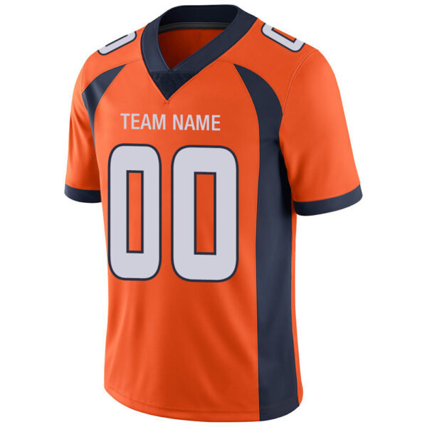 Custom D.Broncos Stitched American Football Jerseys Personalize Birthday Gifts Orange Jersey - Image 4