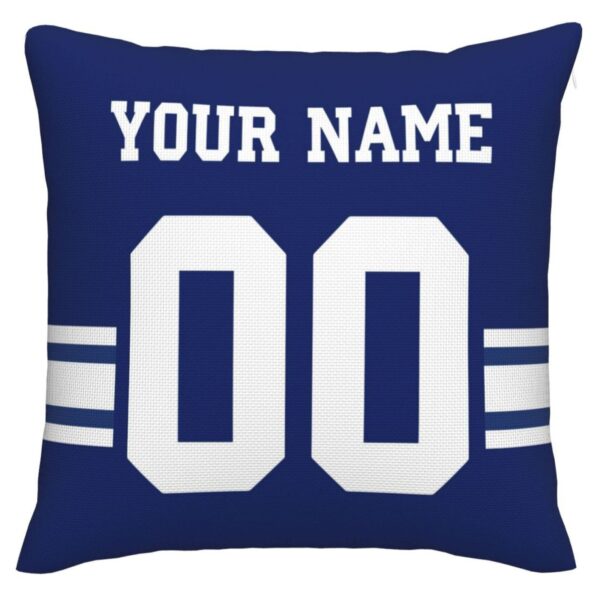 Custom NY.Giants Pillow Decorative Throw Pillow Case - Print Personalized Football Team Fans Name & Number Birthday Gift Football Pillows - Image 2