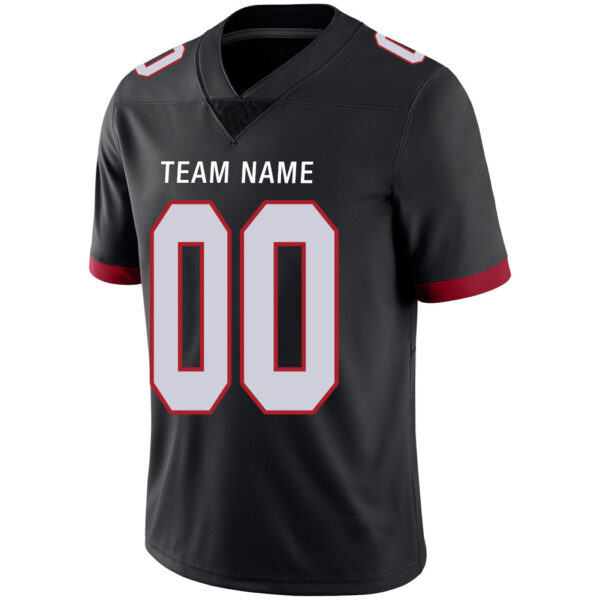 Custom A.Falcon Men's American Black Vapor Limited Stitched Football Jersey - Image 4