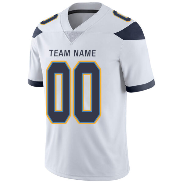 Custom LA.Chargers Stitched American Football Jerseys Personalize Birthday Gifts White Jersey - Image 4