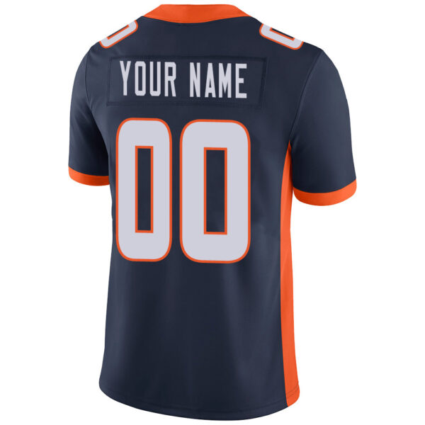 Custom D.Broncos Stitched American Football Jerseys Personalize Birthday Gifts Navy Jersey - Image 3