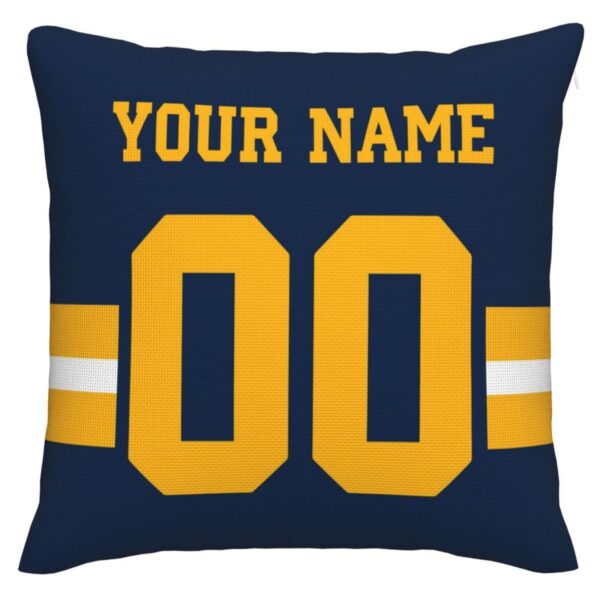 Custom GB.Packers Pillow Decorative Throw Pillow Case - Print Personalized Football Team Fans Name & Number Birthday Gift Football Pillows - Image 2