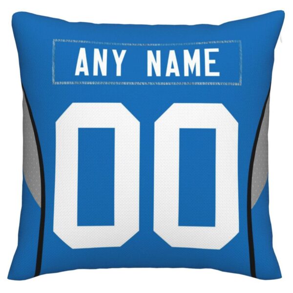 Custom IN.Colts Pillow Decorative Throw Pillow Case - Print Personalized Football Team Fans Name & Number Birthday Gift Football Pillows - Image 2