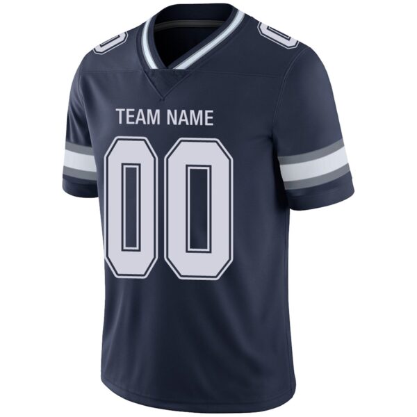 Custom D.Cowboys Football Jerseys Team Player or Personalized Design Your Own Name for Men's Women's Youth Jerseys Navy - Image 9