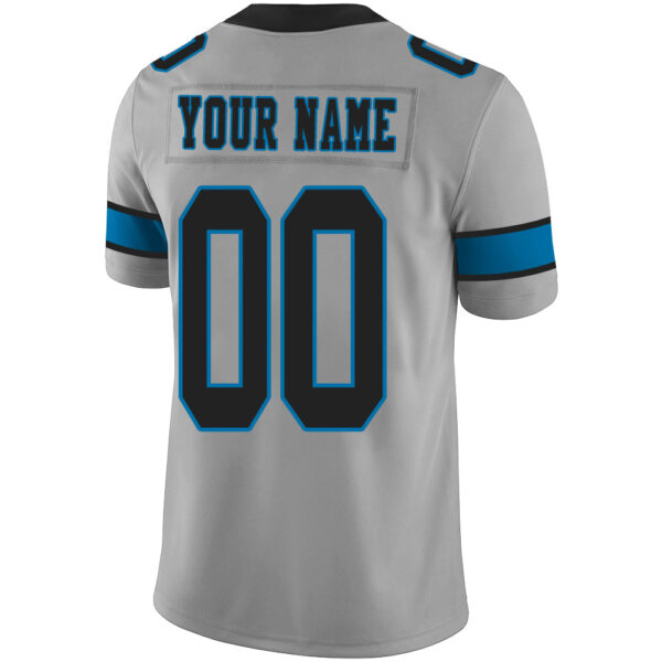 Custom C.Panther Stitched American Football Jerseys Personalize Birthday Gifts Grey Jersey - Image 3